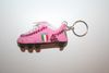 ITALIA LADIES PINK COUNTRY FLAG SOCCER FOOTBALL SHOE CLEAT KEYCHAIN .. ITALY FIFA WORLD CUP EURO .. NEW