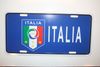 ITALIA METAL FIFA WORLD CUP 4 STAR LOGO LICENSE PLATE .. ITALY ..NEW