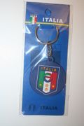 ITALIA ROUND 4 STAR LOGO SILICONE  KEYCHAIN ... FIFA WORLD CUP SOCCER FOOTBALL .. NEW