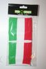 ITALIA SET OF 2 COUNTRY FLAG WRISTBANDS SWEATBANDS .. ITALY .. NEW
