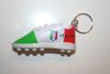 ITALIA SOCCER FOOTBALL CLEAT SHOE KEYCHAIN ... COUNTRY FLAG FIFA WORLD CUP ITALY .. NEW