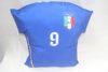 ITALIA SOCCER FOOTBALL JERSEY TONI #9 PILLOW ... NEW ITALY FIFA WORLD CUP 