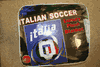 ***SOLD OUT***ITALIA SOCCER FOOTBALL ROYAL PLUSH LUXURY BLANKET BEDSPREAD THROW  ... 78" X 94" ...NEW