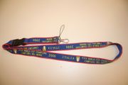 ITALIA WORLD CUP CHAMPIONS 2006 " CAMPIONI DEL MONDO " BLUE LANYARD KEYCHAIN PASSHOLDER ... NEW