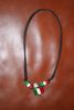 ITALY FIFA WORLD CUP SOCCER BALL METAL FLAG NECKLACE CHOKER ...ITALIA... NEW