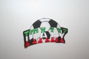 ITALY SOCCER BALL FOOTBALL IRON ON  MBROIDERED CREST PATCH  BADGE ... ITALIA FOOTBALL 