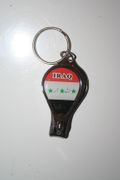 ITAQ COUNTRY FLAG METAL  FINGERNAIL CLIPPERS KEYCHAIN .... NEW