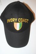 IVORY COAST COTE D'VOIRE BLACK COUNTRY FLAG HAT CAP .. FIFA WORLD CUP SOCCER FOOTBALL .. NEW