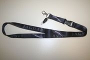 JAGUAR BLACK HIGH QUALITY CAR LANYARD KEYCHAIN PASSHOLDER ..  NEW