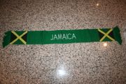 JAMAICA COUNTRY FLAG GREEN ACRYLIC SCARF SCARVES ... NEW