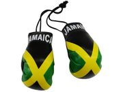 JAMAICA COUNTRY FLAG MINI BOXING GLOVES ..HIGH QUALITY .. NEW