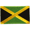 JAMAICA COUNTRY FLAG SMALL IRON ON PATCH CREST BADGE .. NEW