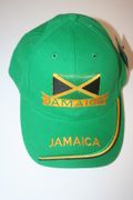 JAMAICA GREEN COUNTRY FLAG ADULT EMBROIDERED HAT CAP ... NEW 