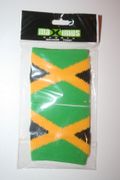 JAMAICA SET OF 2 COUNTRY FLAG WRISTBANDS SWEATBANDS .. NEW