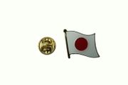 JAPAN COUNTRY FLAG SMALL METAL LAPEL PIN BADGE  ... NEW 