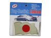 JAPAN COUNTRY FLAG WAVY BUMPER DECAL STICKER EMBLEM ...