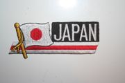 JAPAN COUNTRY FLAG WORD IRON ON PATCH CREST BADGE .. NEW