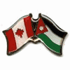 JORDAN / CANADA COUNTRY FLAG SMALL METAL FRIENDSHIP LAPEL PIN BADGE .. NEW JORDAN / CANADA COUNTRY FLAG SMALL METAL FRIENDSHIP LAPEL PIN BADGE .. NEW