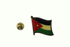 JORDAN COUNTRY FLAG SMALL METAL LAPEL PIN BADGE .. NEW