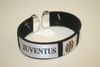 JUVENTUS BLACK SUPER THICK BRACELET WRISTBAND ... FOOTBALL SOCCER CLUB .. NEW