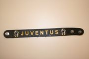 JUVENTUS FC SOCCER BLACK WRIST BAND FOOTBALL CLUB...NEW