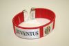 JUVENTUS RED SUPER THICK FLEXIBLE BRACELET WRISTBAND .... FOOTBALL SOCCER CLUB ... NEW