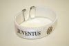 JUVENTUS WHITE SUPER THICK BRACELET WRISTBAND ... FOOTBALL SOCCER CLUB .. NEW