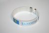 KAZAKHSTAN WHITE COUNTRY FLAG FLEXIBLE C BRACELET WRISTBAND .. NEW