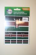 KENYA COUNTRY FLAG COLLECTION OF 7 DIFFERENT SIZE STICKERS . NEW