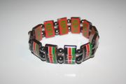 ***SOLD OUT ***KENYA COUNTRY FLAG FLEXIBLE METAL REVERSIBLE BRACELET ... NEW