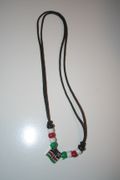 KENYA COUNTRY FLAG METAL NECKLACE ... NEW