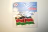 KENYA WAVING COUNTRY FLAG  BUMPER STICKER ... NEW
