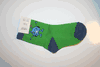 KIDS CHILDS YOUTHS GREEN SOCKS WITH MONSTER AT THE TOP .. SIZE 5-8 ... AGES 3-5 YEARS OLD .. NEW