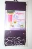 KIDS GIRLS PURPLE OPAQUE FOOTLESS TIGHTS WITH LACE ... SIZE X-SMALL 1-3, SMALL 4-6, MEDIUM 7-10,LARGE 11-14 ... NEW IN PACKAGE