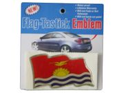 KIRIBATI COUNTRY FLAG WAVY BUMPER DECAL STICKER EMBLEM ...