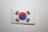 KOREA COUNTRY FLAG SMALL IRON ON PATCH CREST BADGE ... SOUTH REPUBLIC . NEW