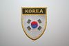 KOREA OVAL COUNTRY FLAG IRON ON SHIELD PATCH CREST BADGE . NEW