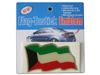 KUWAIT COUNTRY FLAG WAVY BUMPER DECAL STICKER EMBLEM ...