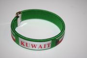 KUWAIT GREEN COUNTRY FLAG FLEXIBLE BRACELET WRISTBAND ... NEW