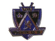 LA KINGS NHL HOCKEY LOGO LAPEL PIN BADGE 1' X 1' INCHES .. NEW