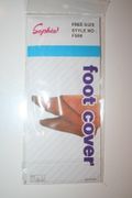 LADIES BEIGE NUDE FOOTCOVER TO BE WORN WITH OR WITHOUT HOSIERY .. NEW IN PACKAGE