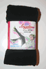 LADIES BLACK THICK WINTER TIGHTS WITH FEET QUEEN PLUS SIZE 165 TO 250 LBS .. NEW IN PACKAGE 