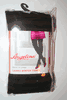 LADIES WINTER THICK BLACK AND BROWN STRIPED TIGHTS WITH FEET... 90-165 LBS .. NEW IN PACKAGE