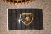 LAMBORGHINI CAR AUTOMOBILE 3' X 5' FEET BLACK FLAG LARGE BANNER .. NEW