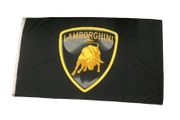 LAMBORGHINI CAR LOGO LARGE 3' X 5' FEET LARGE FLAG BANNER