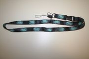 LAND ROVER BLACK HIGH QUALITY VEHICLE LANYARD KEYCHAIN PASSHOLDER .. NEW