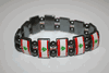 LEBANON COUNTRY FLAG FLEXIBLE METAL  SPORTS BRACELET WRISTBAND ... NEW