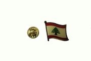 LEBANON COUNTRY FLAG SMALL METAL LAPEL PIN BADGE . NEW