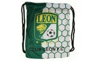 LEON ( Mexico ) Soccer Team Logo Drawstring Knapsack BAG 14" x 18" Inch