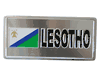 LESOTHO COUNTRY FLAG SMALL METAL LICENSE PLATE DECAL STICKER EMBLEM .. NEW